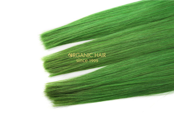  Cheap green hair extensions